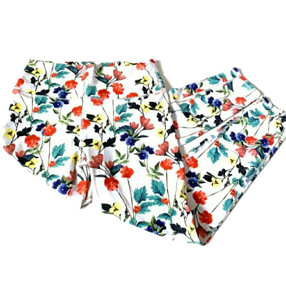 Fabletics floral print leggings ankle length S